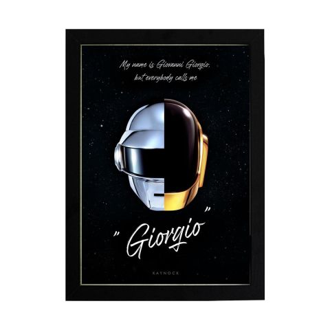 Daft Punk Giorgio 50 x 70cm - Çerçevesiz Poster